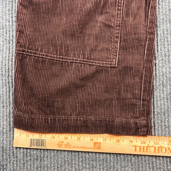 Vintage No Boundaries Pants Men's 32x31 Brown Corduroy Carpenter Wide Leg Skater - Picture 5 of 7